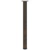vidaXL Bar Table Legs 4 pcs Natural Steel 100-102 cm Steel