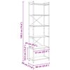 vidaXL Bookshelf Old wood 60 x 30 x 189.5 cm Engineered Wood