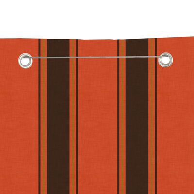 vidaXL Balcony Screen Orange and Brown 80x240 cm Oxford Fabric