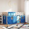 vidaXL Bunk Bed without Mattress Blue 90x190 cm Single Solid Wood Pine