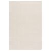 vidaXL Shaggy Rug Cream White 240x340 cm Polyester