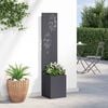 vidaXL Garden Privacy Screen Anthracite 32 x 150 cm Cold-rolled steel