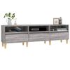 vidaXL TV Cabinet Grey Sonoma 150x30x44.5 cm Engineered Wood