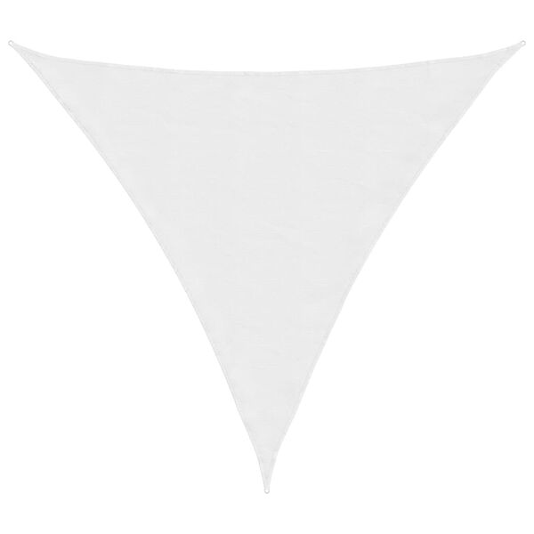 vidaXL Sunshade Sail Oxford Fabric Triangular 6x6x6 m White