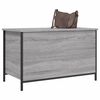vidaXL Storage Bench Grey Sonoma 80x42.5x50 cm Engineered Wood