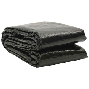 vidaXL Rectangular Pool Cover 600x400 cm PE Black