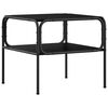 vidaXL Side Table Black Oak 51 x 50 x 45 cm Engineered Wood
