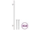 vidaXL Cabinet Handles 10 pcs Silver 192 mm Stainless Steel