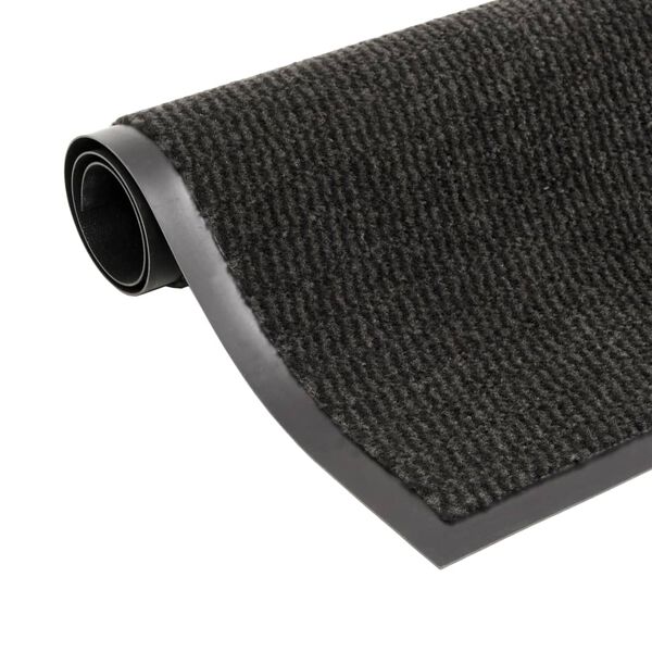 vidaXL Dust Control Mat Rectangular Tufted 60x90 cm Black