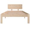 vidaXL Bed Frame without Mattress Solid Wood Pine 90x200cm