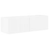 vidaXL TV Wall Cabinet Set Wall-mounted 6 pcs High Gloss White