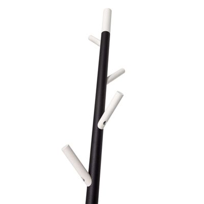 V-Part Standing Coat Rack With 4 Hooks Linair White 180 cm
