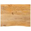 vidaXL Table Top Live Edge 80x60x2.5 cm Solid Wood Mango
