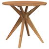 vidaXL Garden Table Round &Oslash;85x75 cm Solid Wood Acacia