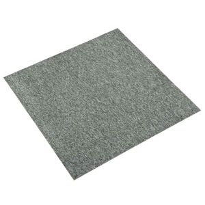 vidaXL Carpet 20 pcs Green 50 x 50 cm 100% Polypropylene
