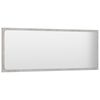 vidaXL Bathroom Mirror Concrete Grey 100x1.5x37 cm Engineered Wood
