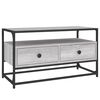vidaXL TV Cabinet Grey Sonoma 80x35x45 cm Engineered Wood