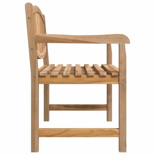 vidaXL Garden Bench 114x59x87 cm Solid Teak Wood