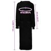 vidaXL Robe KINN Black XXL Cotton