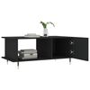 vidaXL Coffee Table Black 90x50x40 cm Engineered Wood