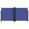 vidaXL Retractable Side Awning Blue 120x1000 cm