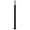 vidaXL Outdoor Floor Lamp Black 100 cm Stainless Steel