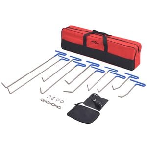 vidaXL 16 Piece Paintless Dent Repair Set Stainless Steel