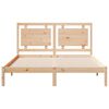 vidaXL Extra Long Bed Frame without Mattress&nbsp;140x210 cm Solid Wood