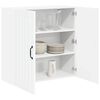 vidaXL Dishwasher Panel Lucca High Gloss White 80 x 31 x 80 cm