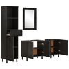 vidaXL 4 Piece Bathroom Cabinet Set Solid Wood Mango