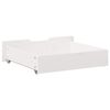 vidaXL Under-Bed Drawers 2 pcs White 65x55x17 cm Solid Wood Pine