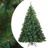 vidaXL Artificial Hinged Christmas Tree Green 180 cm PVC, steel