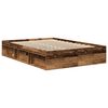 vidaXL Bed Frame without Mattress Smoked Oak 160x200 cm