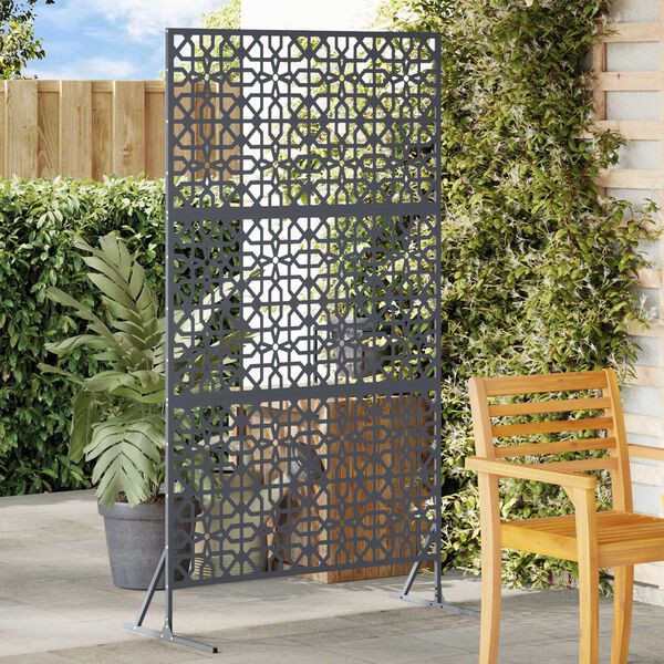 vidaXL Privacy Screen Anthracite 100 x 50 x 180 cm Steel