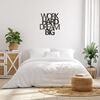 Homemania Wall Decoration Words 65x70 cm Steel Black