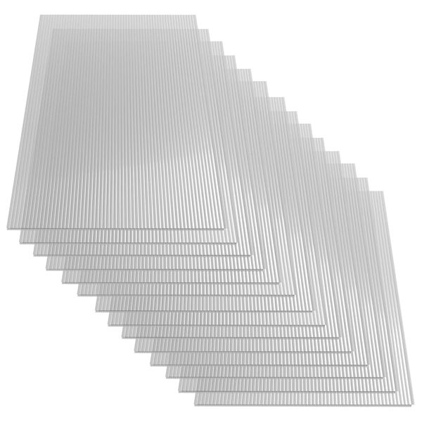 vidaXL Polycarbonate Sheets 14 pcs 4 mm 121x60 cm