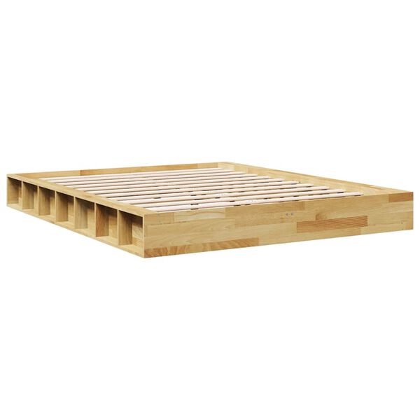 vidaXL Bed Frame without Mattress 160x200 cm Solid Wood Oak
