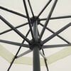 vidaXL Garden Parasol White Aluminium 500 cm