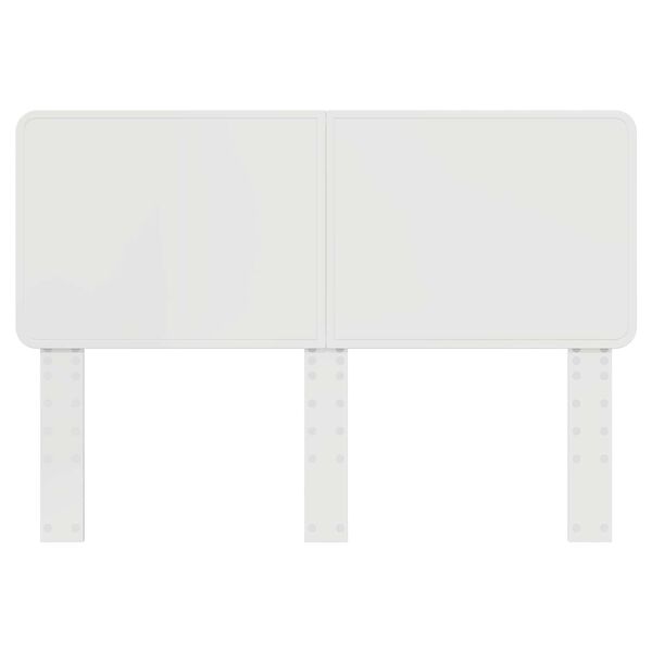 vidaXL Headboard with Headboard Gloss White 150 cm Engineered wood