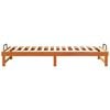 vidaXL Bed Frame Brown 80 x 220 cm Solid Pine Wood