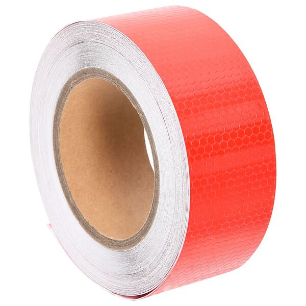 vidaXL Reflective Tape Red 5 cmx20 m PVC