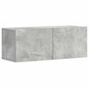 vidaXL 3 Piece TV Cabinet Set Concrete Grey Engineered Wood