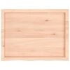 vidaXL Bathroom Countertop 80x60x(2-4) cm Untreated Solid Wood