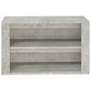 vidaXL Shoe Rack Concrete Grey 75x35x45 cm Engineered Wood