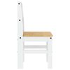 vidaXL Dining Chairs 2 pcs PANAMA White 40x46x90 cm Solid Wood Pine