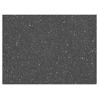 vidaXL Kitchen Countertop Black with Granite Texture 80x60x2.8 cm Chipboard