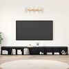 vidaXL TV Cabinet Set 3 pcs Black Oak 37 x 35 x 107 cm Engineered Wood