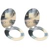 vidaXL WC Toilet Seats with Soft Close Lid 2 pcs MDF Beach Design