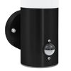 vidaXL Outdoor Wall Light Black 12 x 7.5 x 29 cm Stainless steel