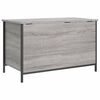 vidaXL Storage Bench Grey Sonoma 80x42.5x50 cm Engineered Wood